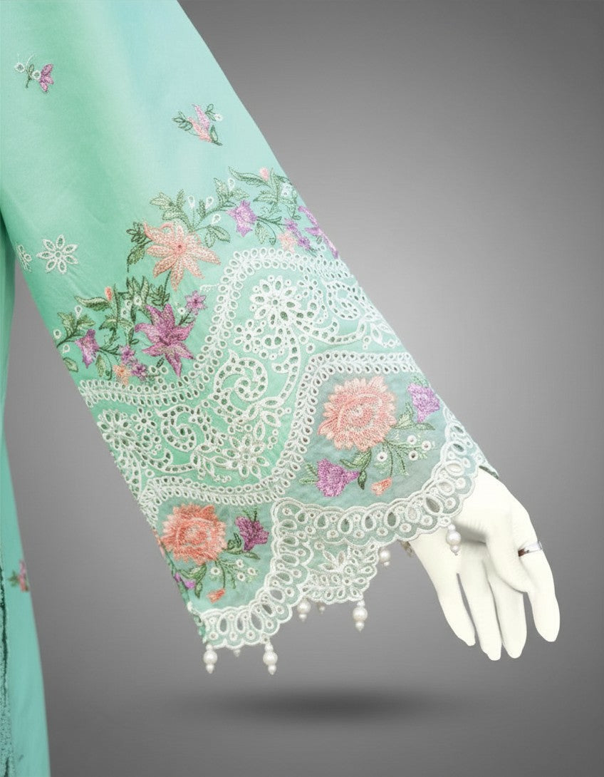 Azure – 3 Piece Embroidered Lawn Suit