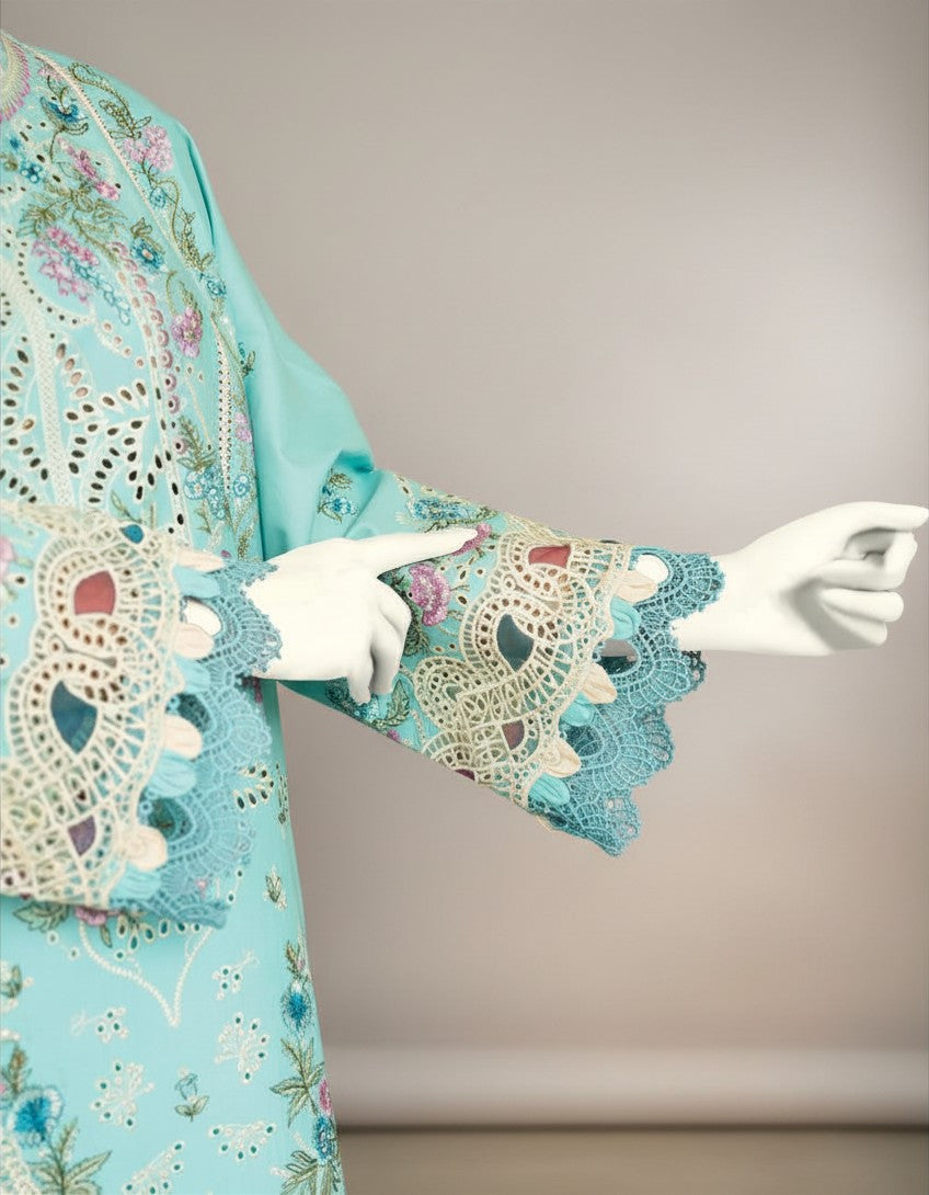 Ocean Whisper – 3 Piece Embroidered Lawn Suit